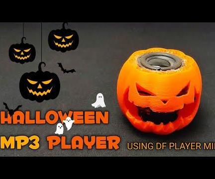  Simple Halloween Themed 3d Printed Music Player Using DF Player Mini