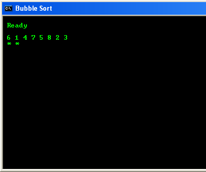 Bubble Sort in Batch!