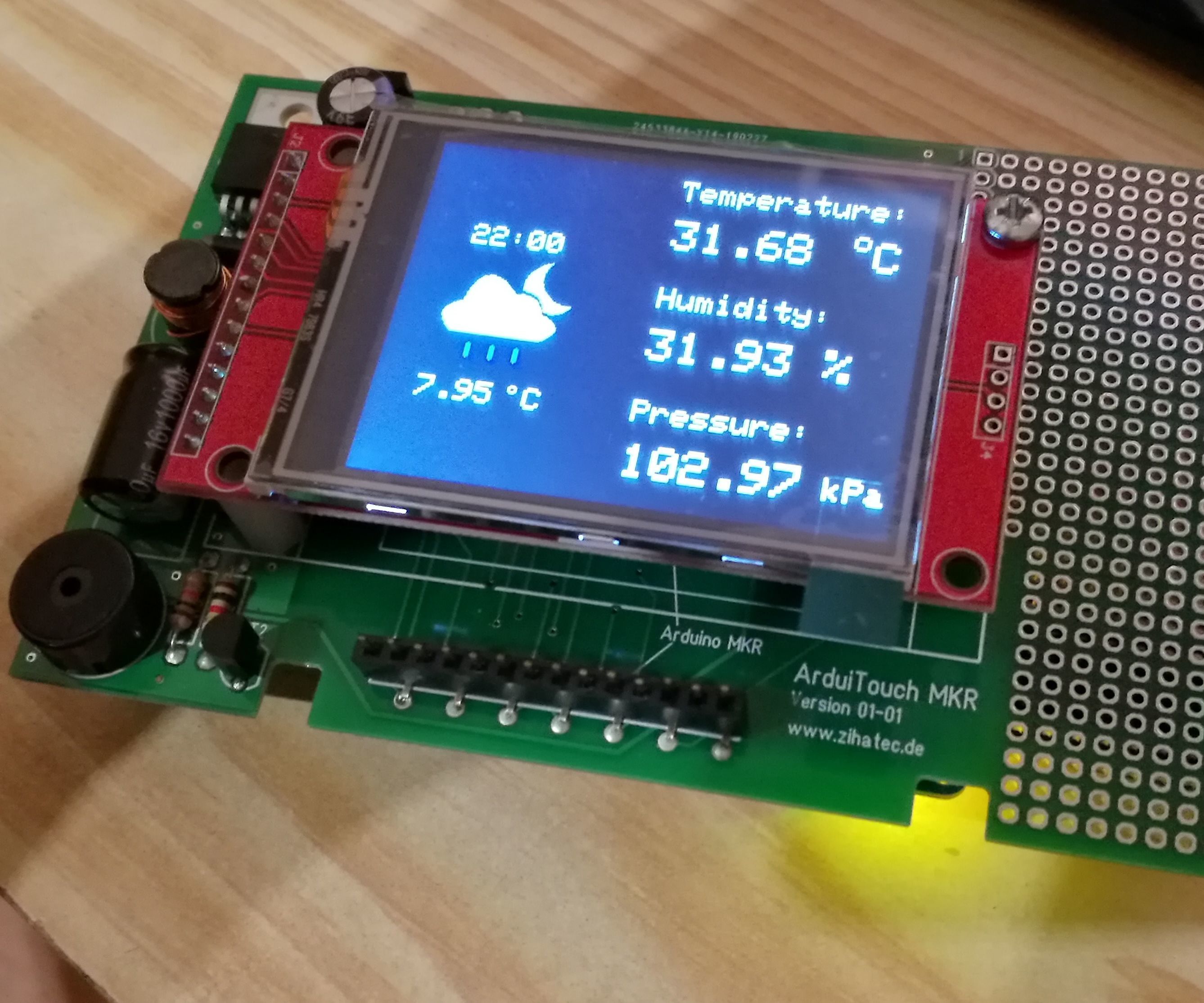 Weather Monitor With Arduino MKR ENV Shield