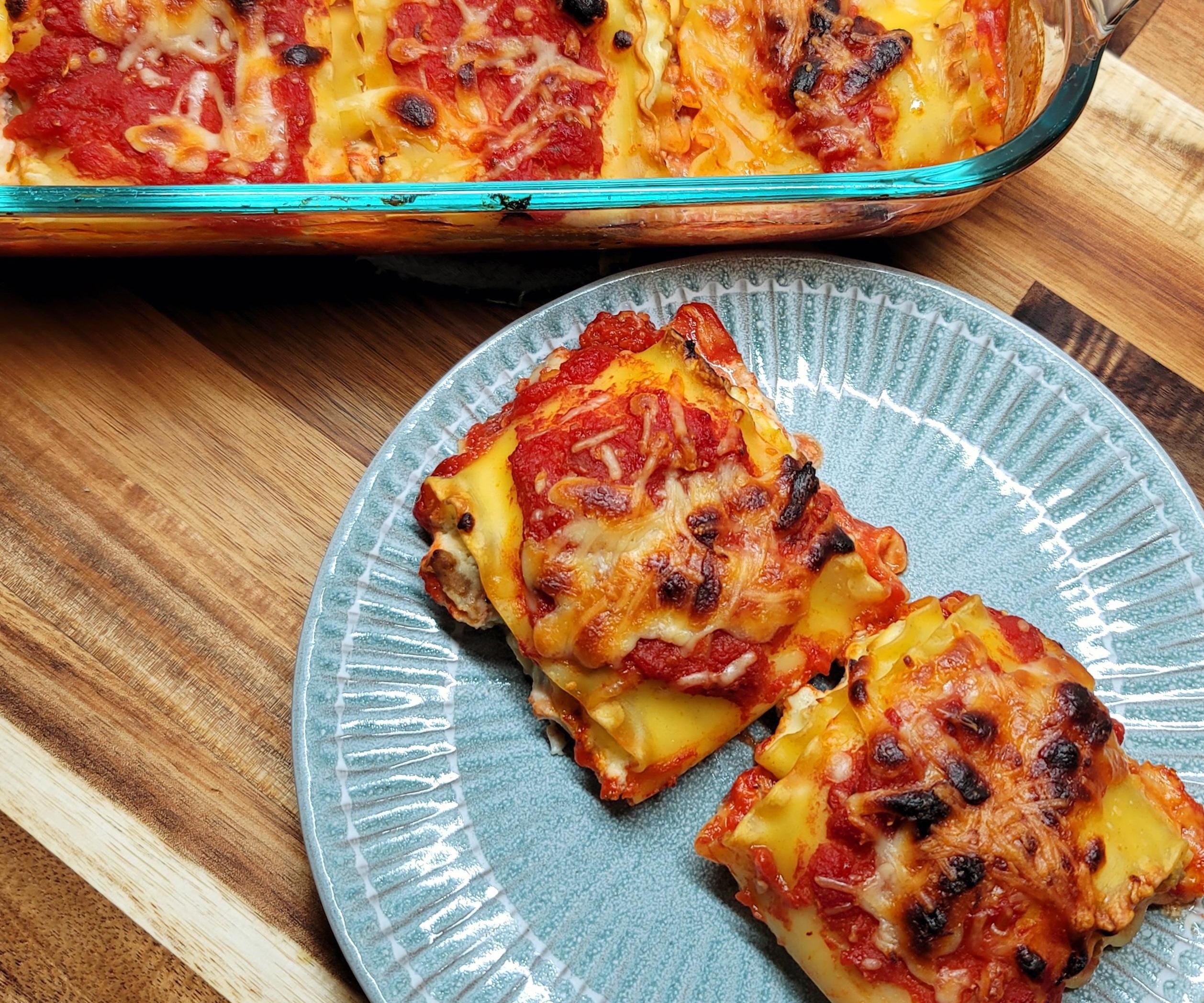 Sausage Lasagna Roll-ups