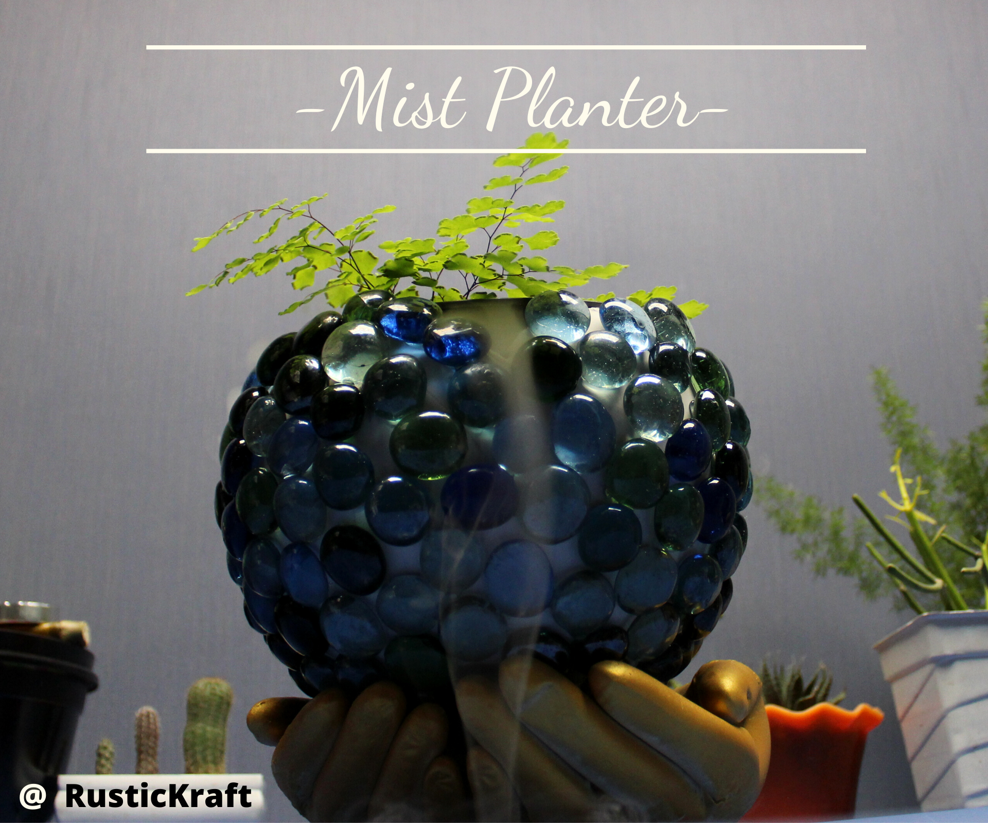 How to Make Mist Planter for Ferns | Indoor Garden DIY by RusticKraft