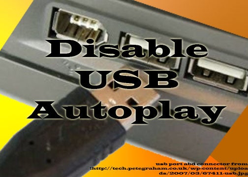 Disable Autoplay in USB and CD-Drive in Windows XP