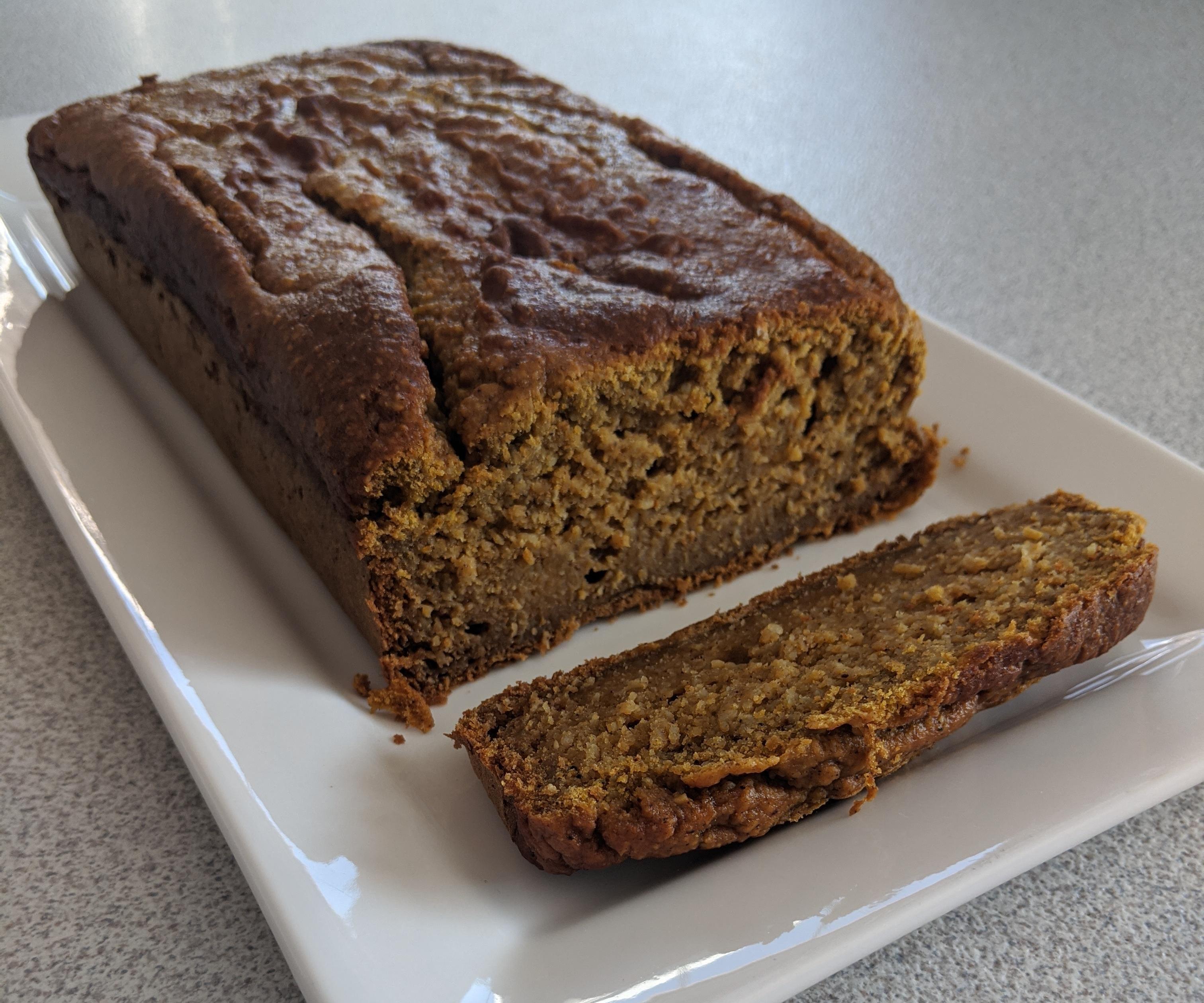 Flourless Pumpkin Bread With Bonus Smoothie Recipe