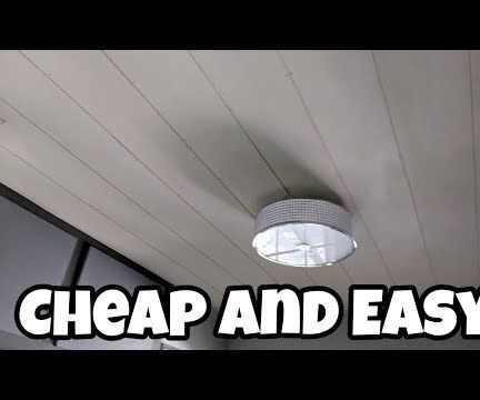 How to Make Shiplap for a Ceiling