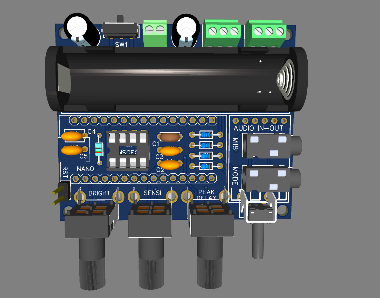 7 Bands Audio Spectrum Analyzer