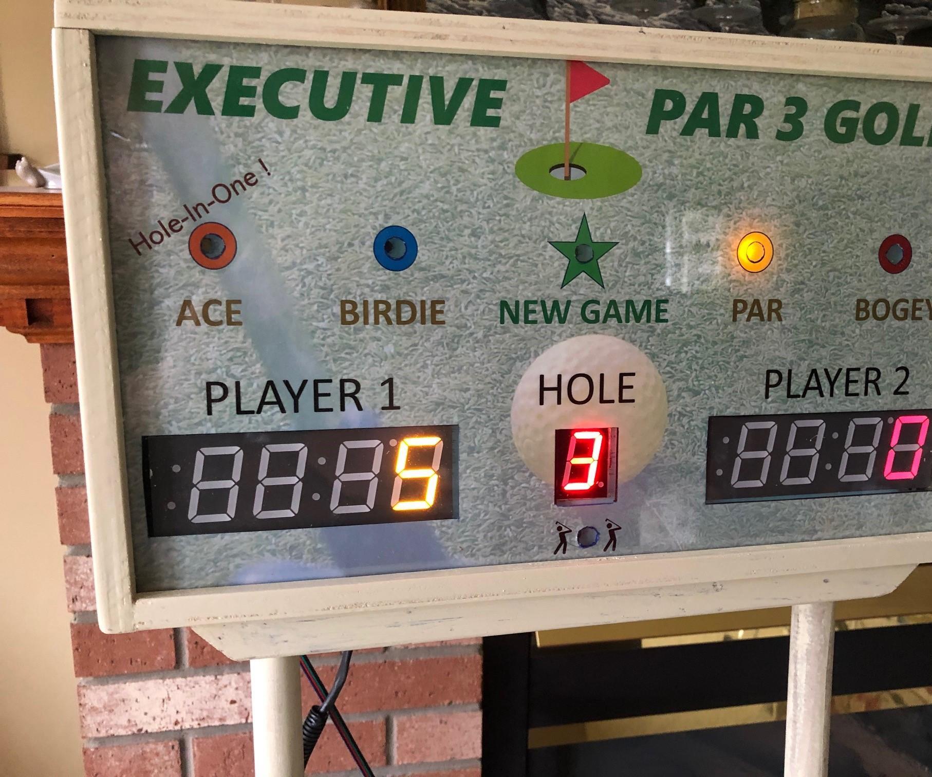 Automatic Scoring for the Executive Par 3 Golf Game