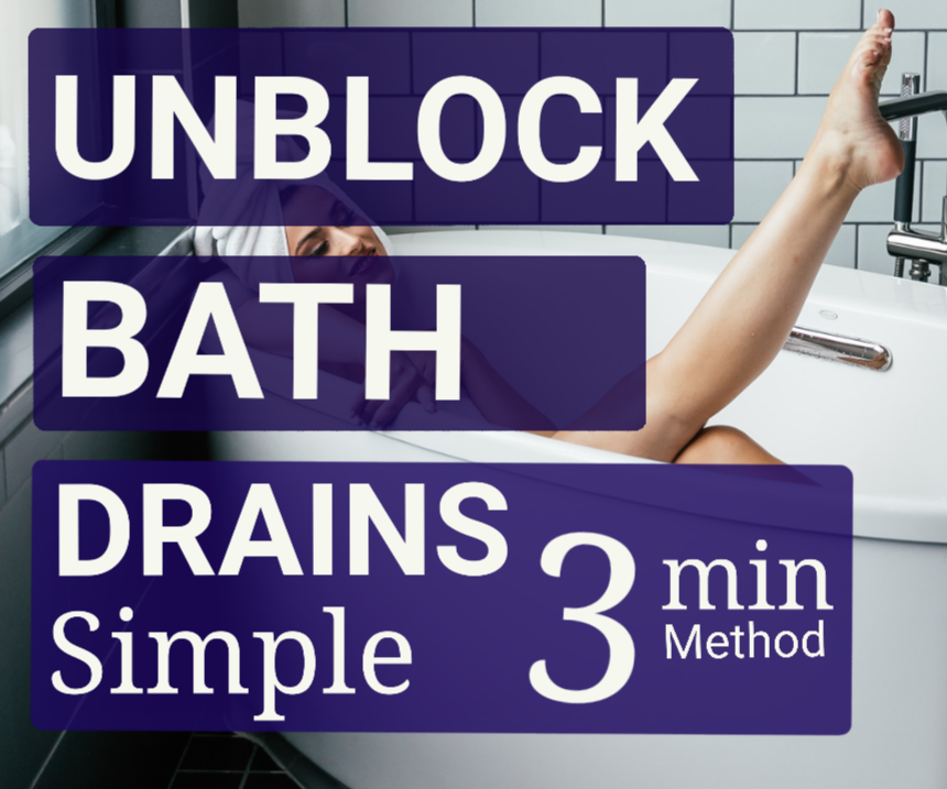 Unblock Shower Drains Fast