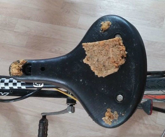 A Rebuilt Ergonomic Bicycle Saddle