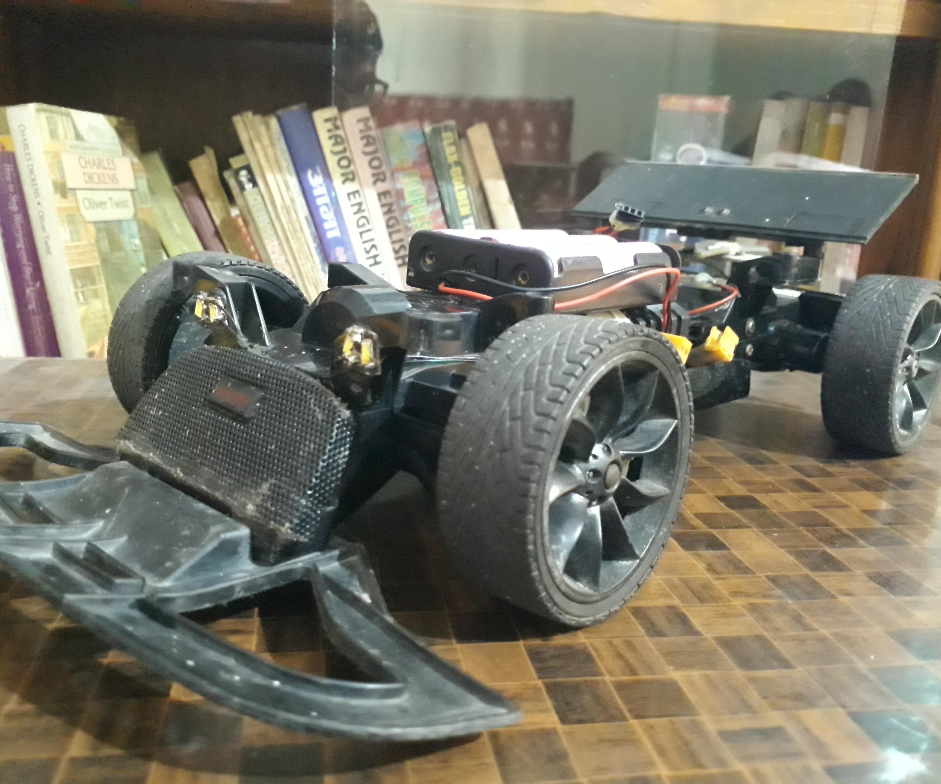 RC Toy Car Conversion to Hobby Grade. Bluetooth Mobile App Control With Proportional Steering and Speed.