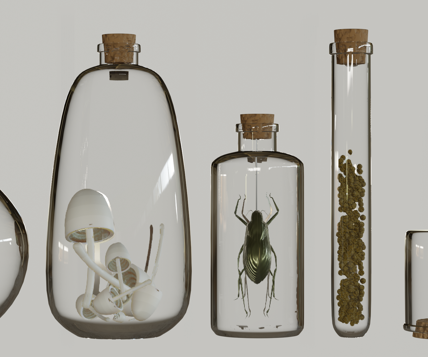 Blender: Bottles for Oddities