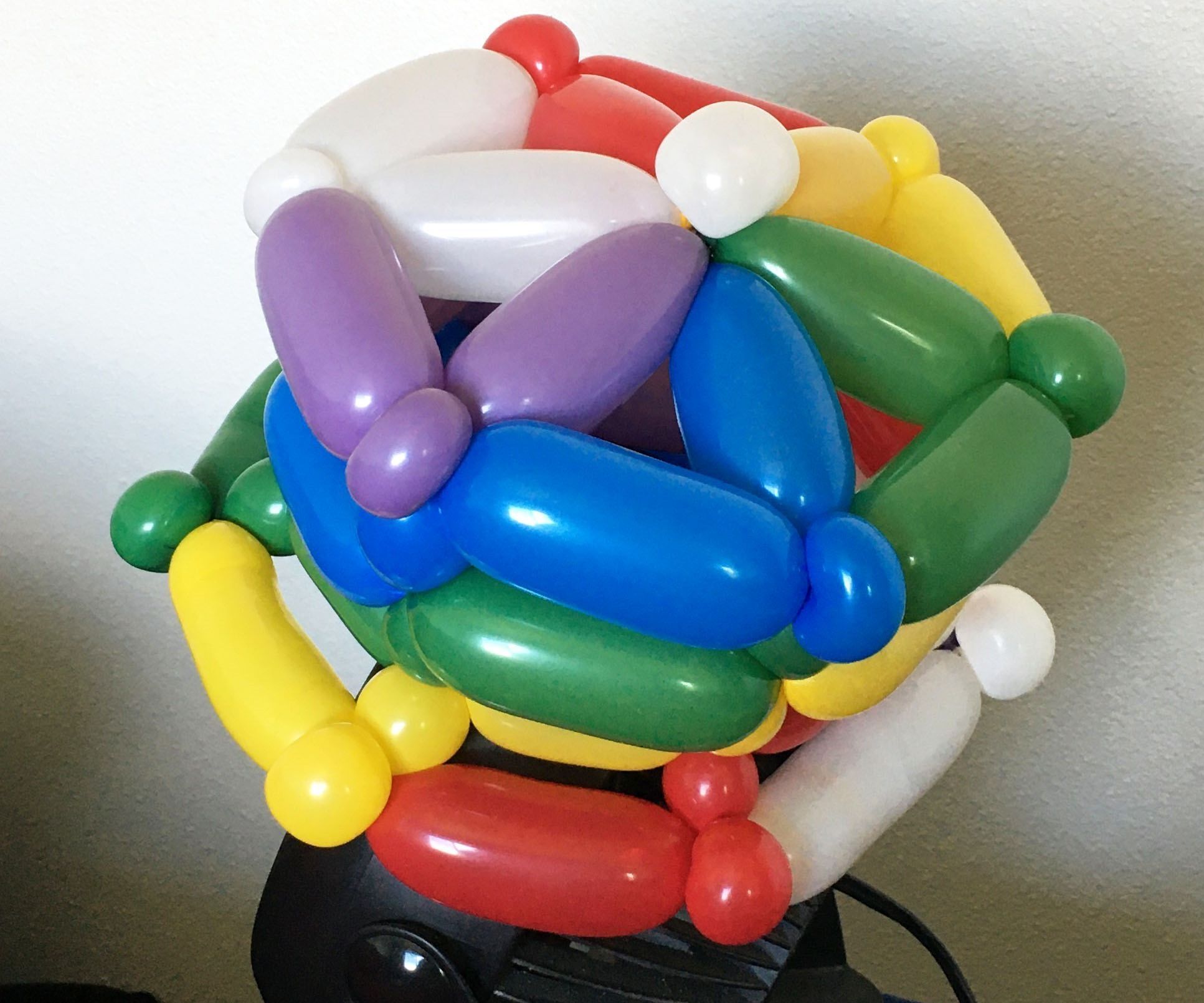 Animal Crossing Rainbow Balloon Hat