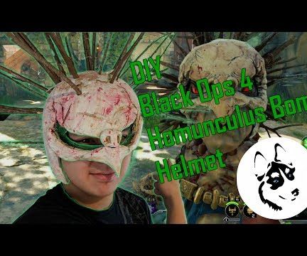 DIY Black Ops 4 Zombies Monkey Bone Helmet