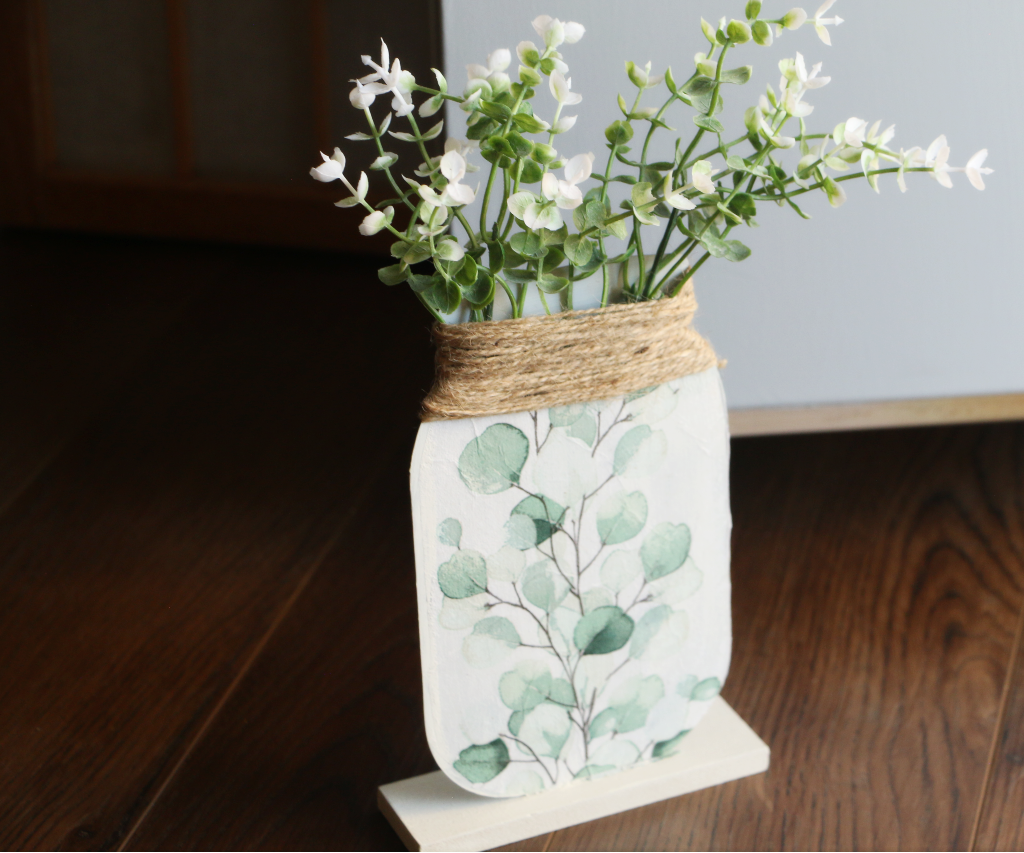 Create a Floral Display Using One Dollar Tree Metal Tabletop Decoration