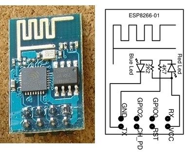 How to Use ESP-01 ESP-01S Pins and Leds