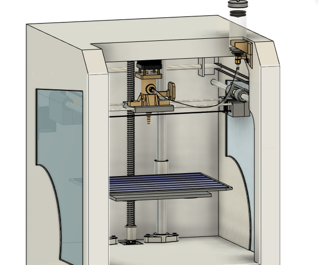 Rapid Prototyping System for Printing Clay Slurry