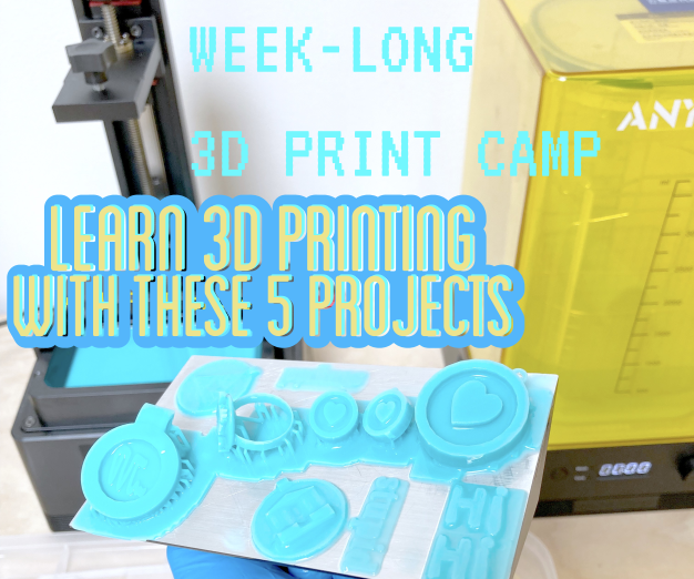 Learn 3D Printing With These 5 Projects: Week-Long 3D Print Camp