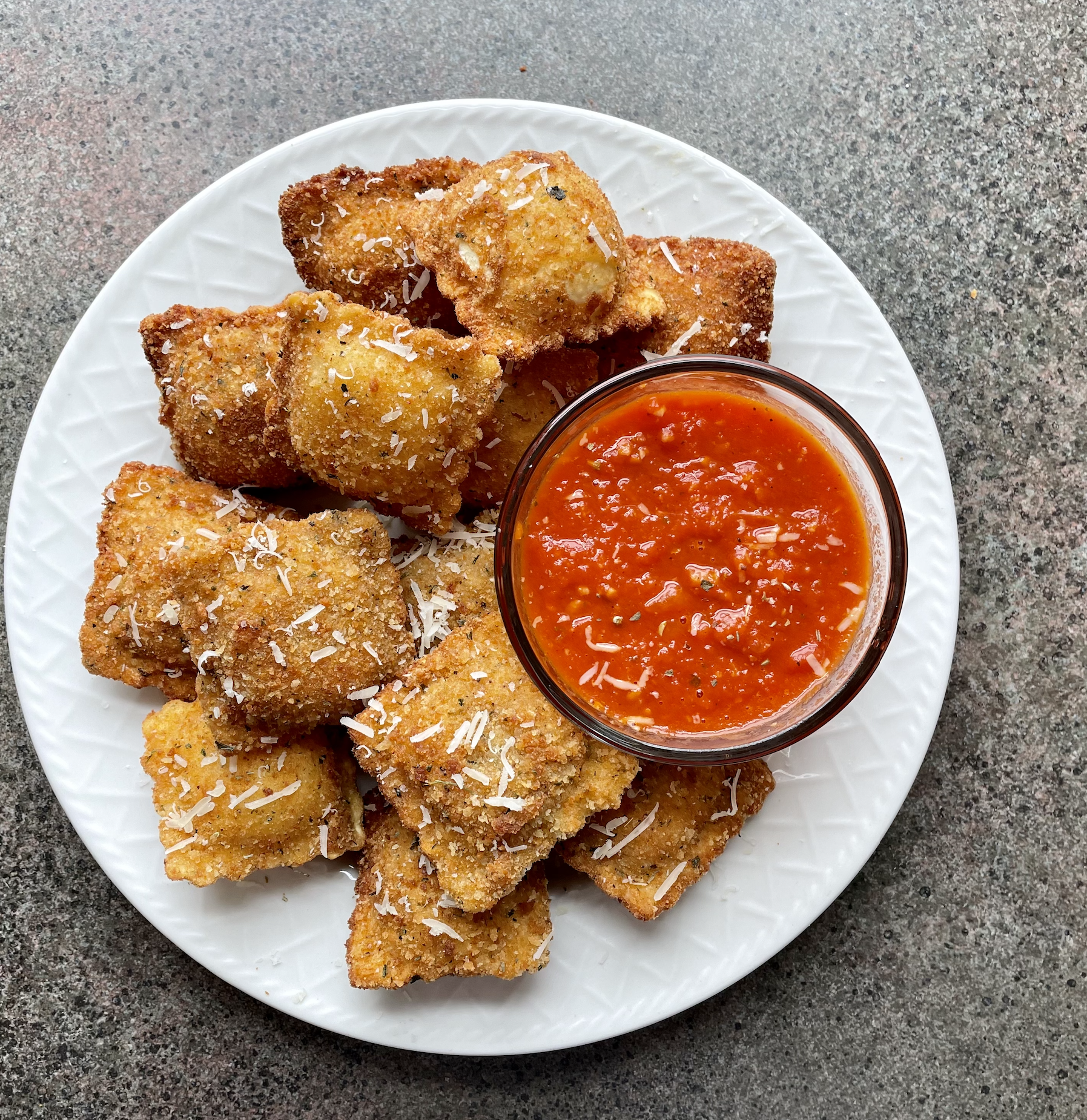 Toasted Ravioli With Homemade Marinara  