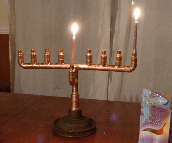 Steampunk Menorah