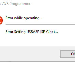 Firmware Upgrade for USBASP Clone - Fixing Error Setting USBASP ISP Clock