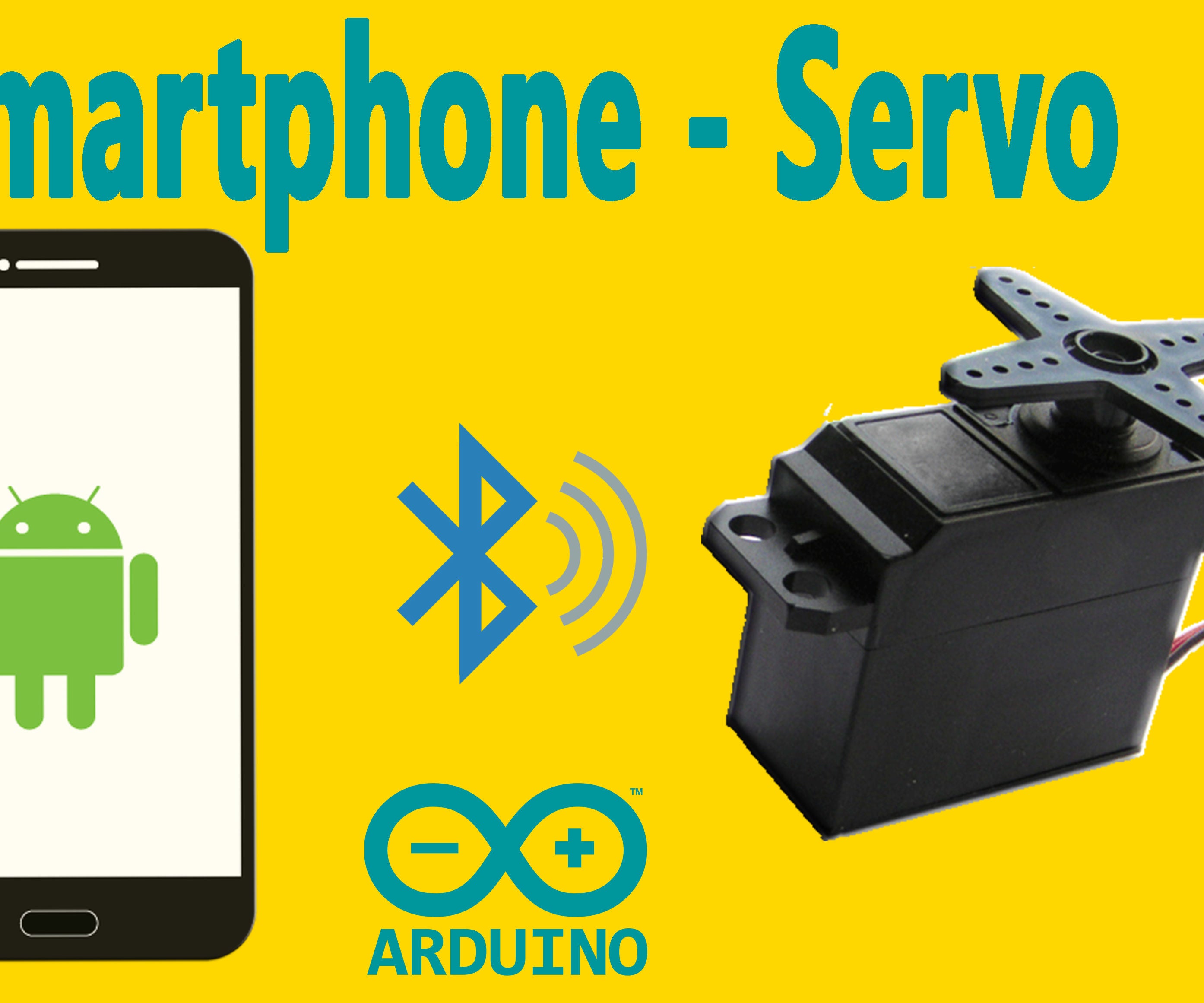 Arduino : How to Control Servo Motor Via Bluetooth (with Smartphone)