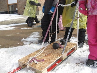 Dog Sled..for the Kids to Help Build and to Pull