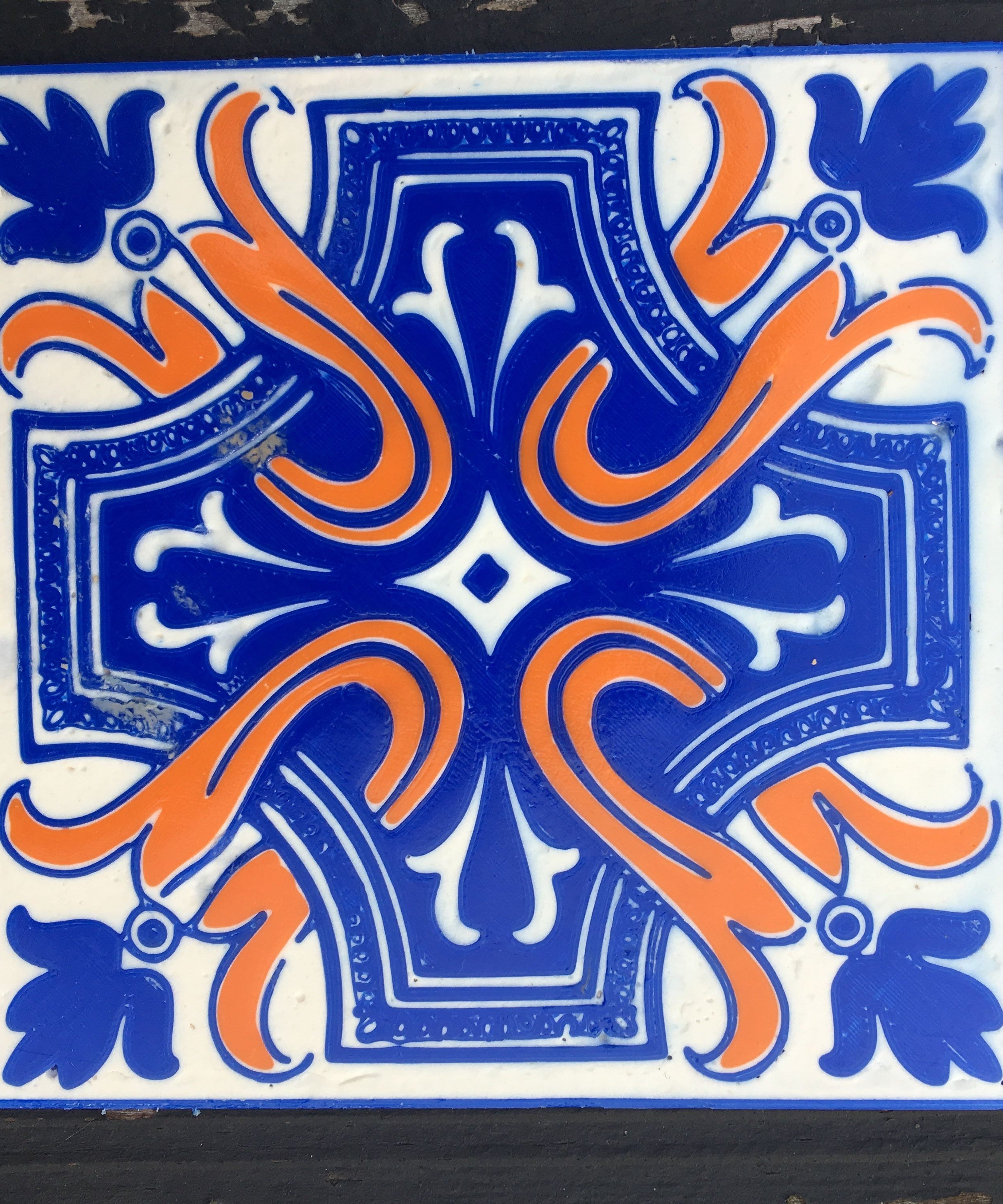 3D Printing Portuguese Azulejo Tiles