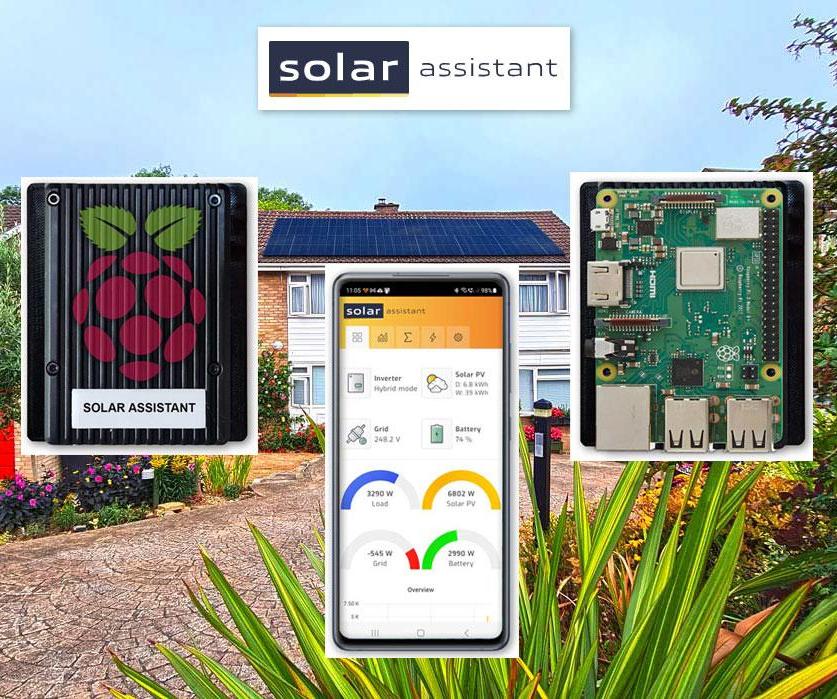 Construction and Connecting SolarAssistant on a Raspberry Pi to Control and Monitor Your Solar Panel System
