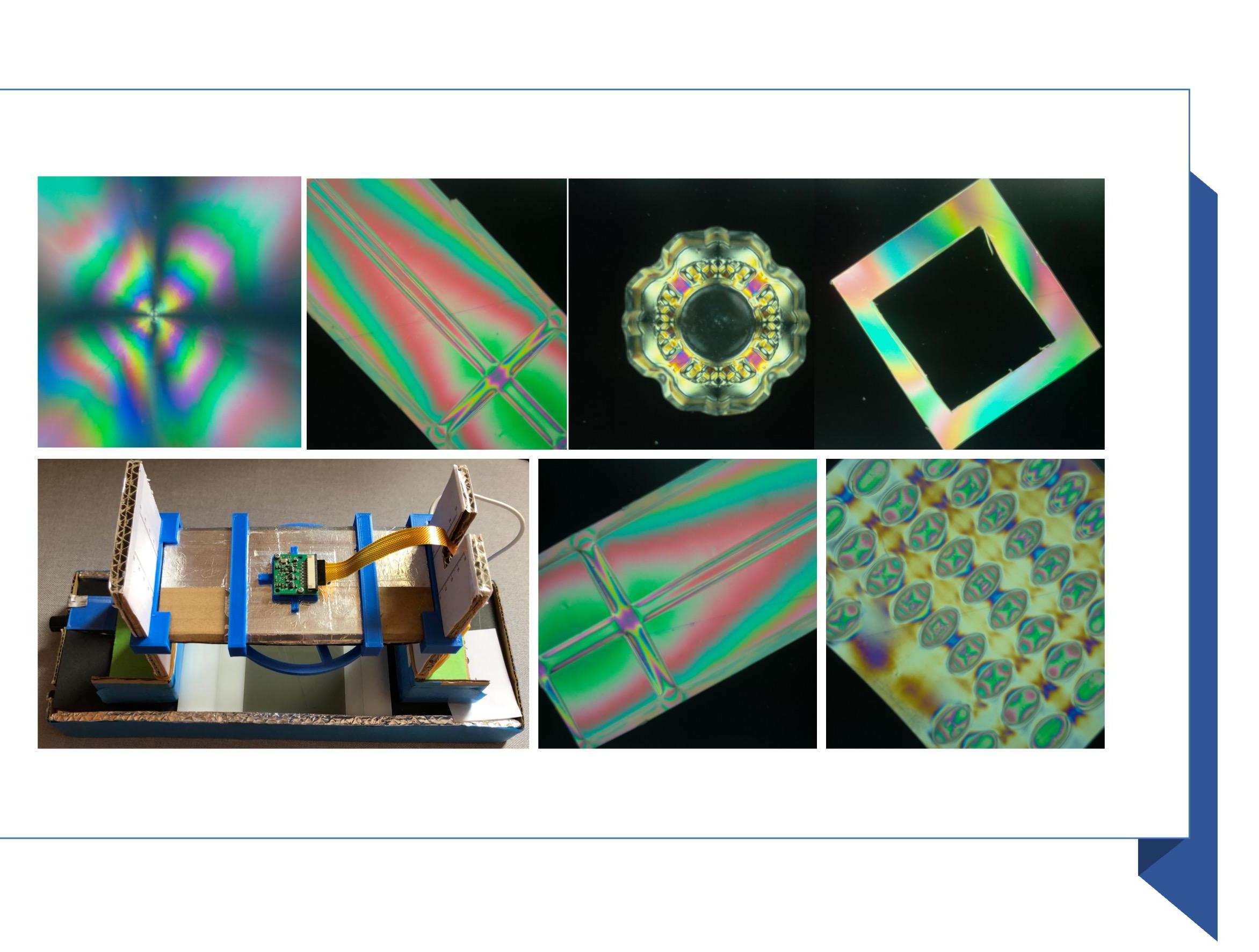 Exploring the Material Rainbow: Enhancing the Mini LED Table With Polarized Light