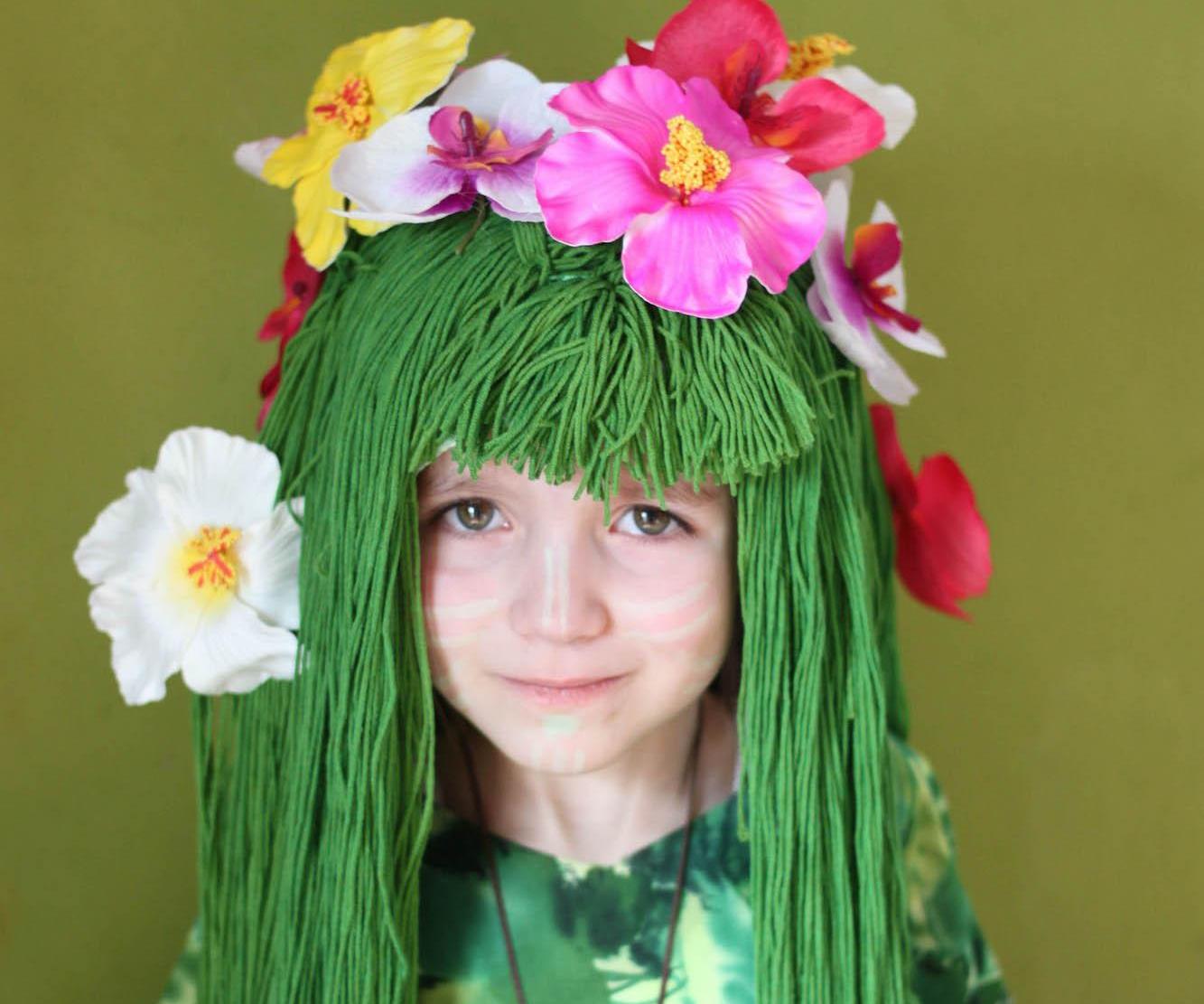 How to Make Yarn Wig - Te Fiti Costume