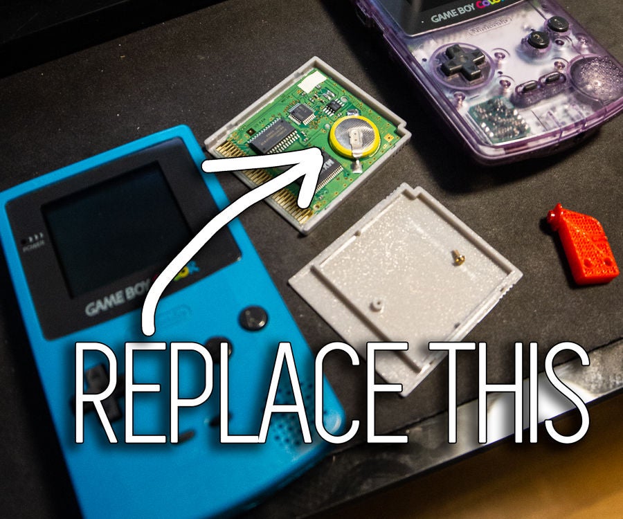 Gameboy Cartridge Battery Replacement