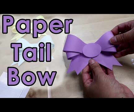 How to Make Paper Tail Bow