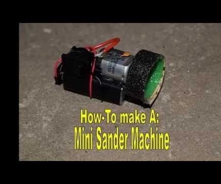 Mini Sander Machine (9V)