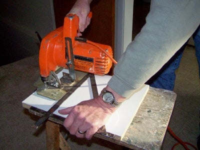 Cut Off Guide for a Circular Saw