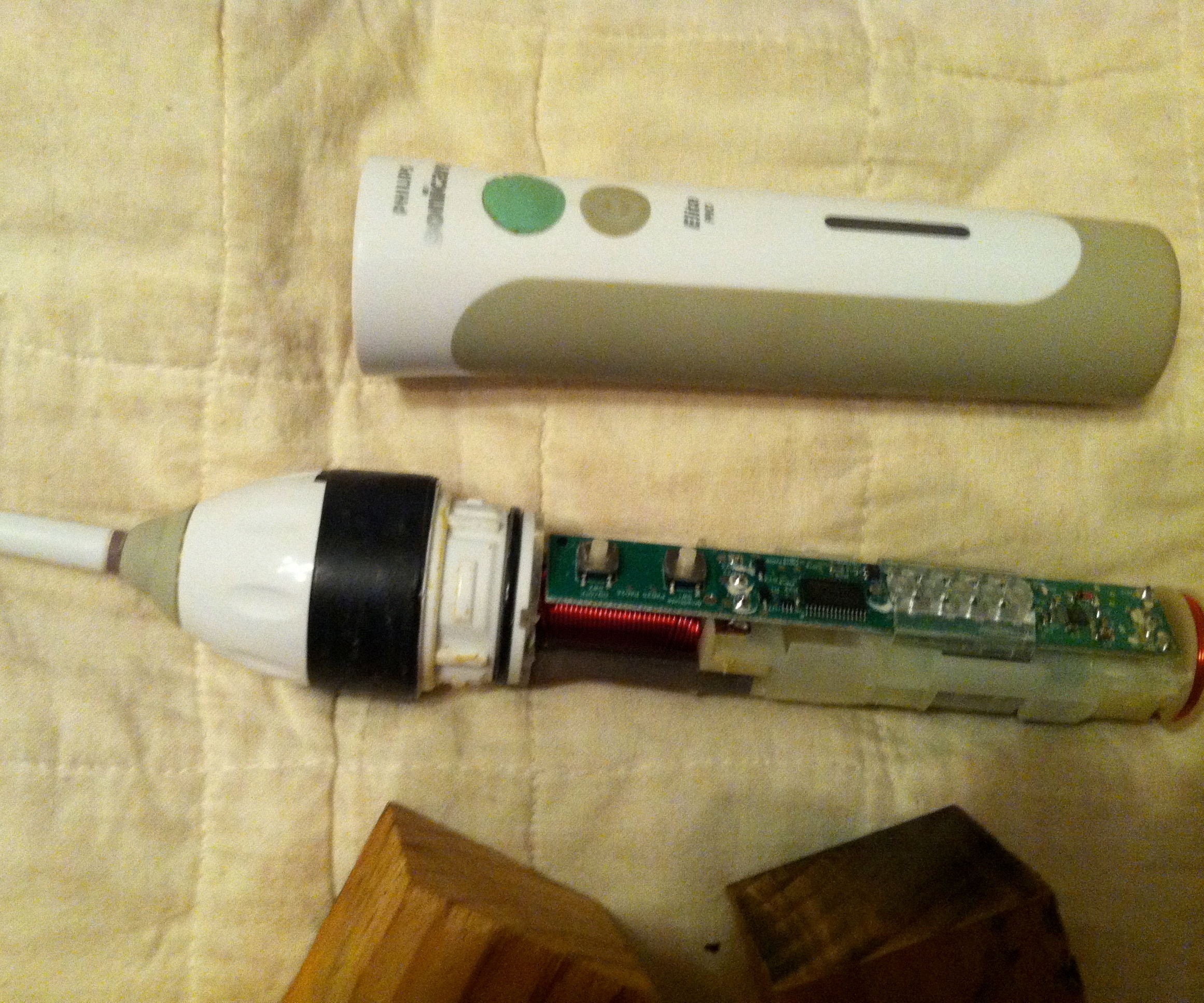 OPENING THE SONICARE ELITE TOOTHBRUSH