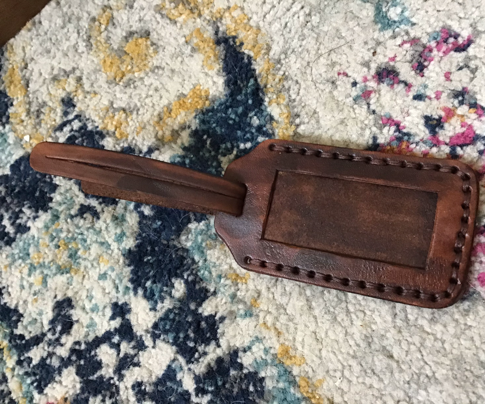 Leather Travel Tag