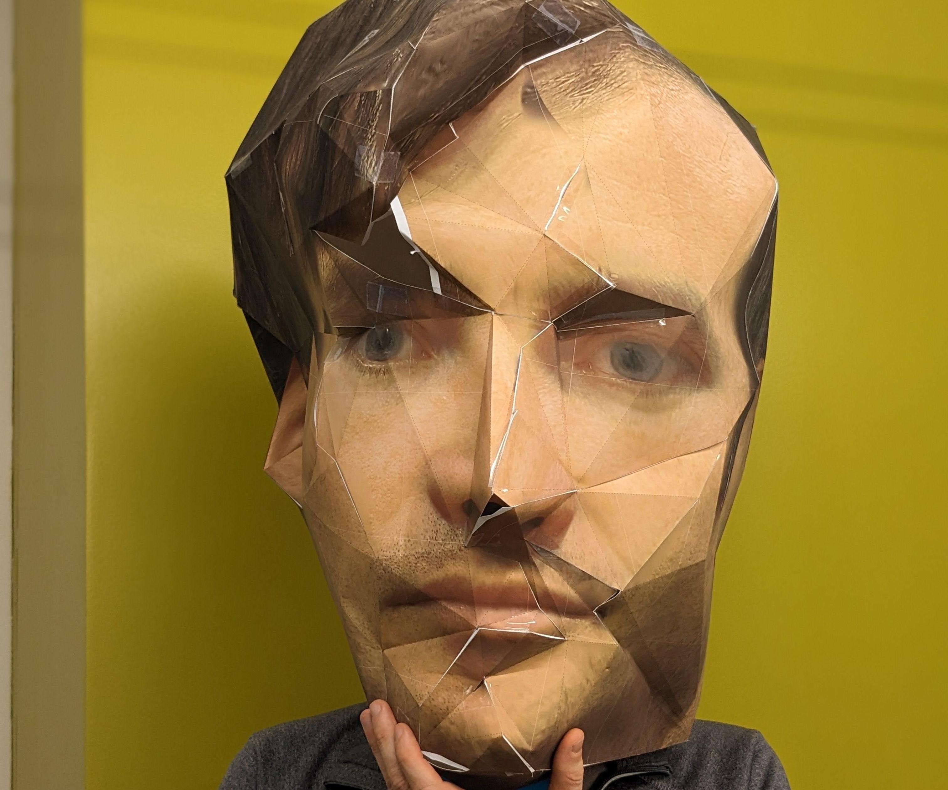 3D Paper Folding Heads