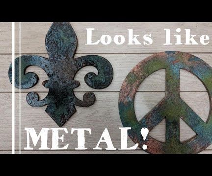 How to Make Things Look Like Old Metal With Patina Paint