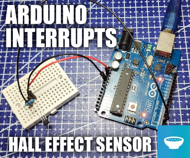 Arduino Hall Effect Sensor With Interrupts