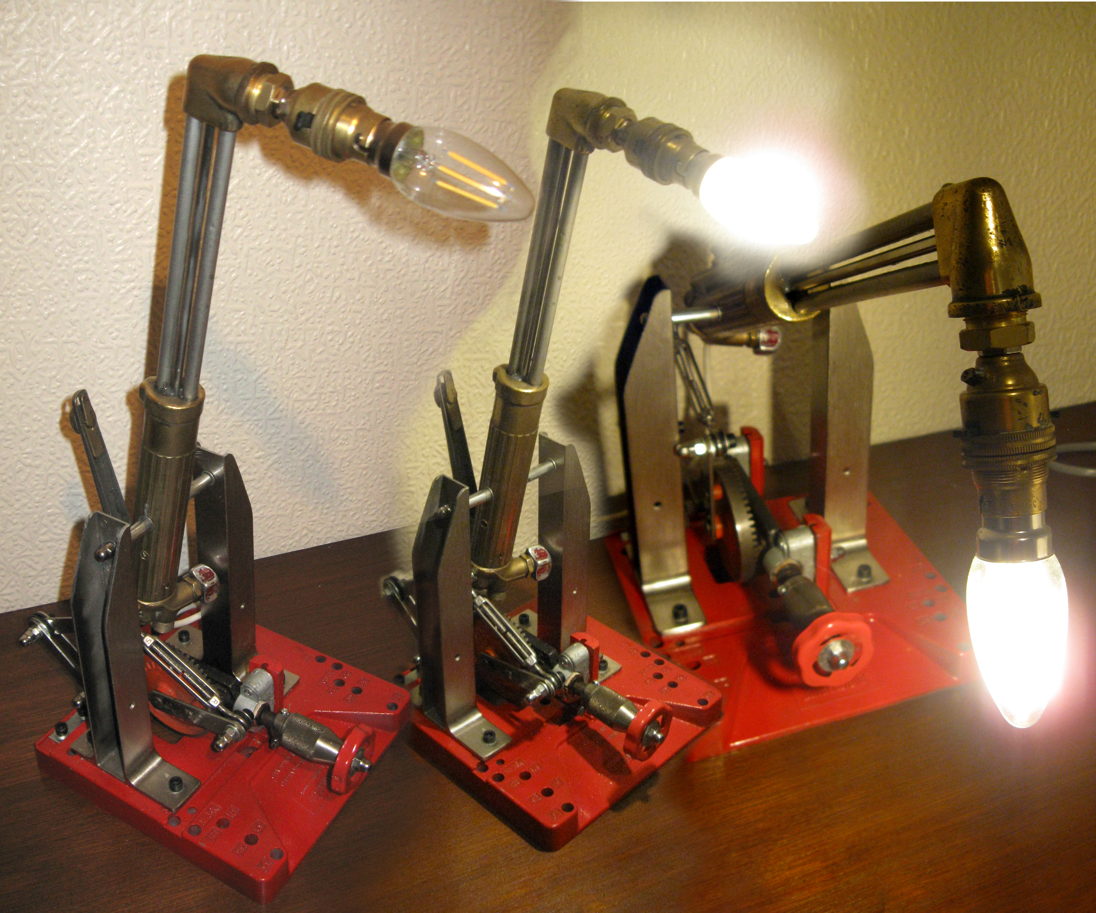 The Steampunk Welding Torch Desk Lamp