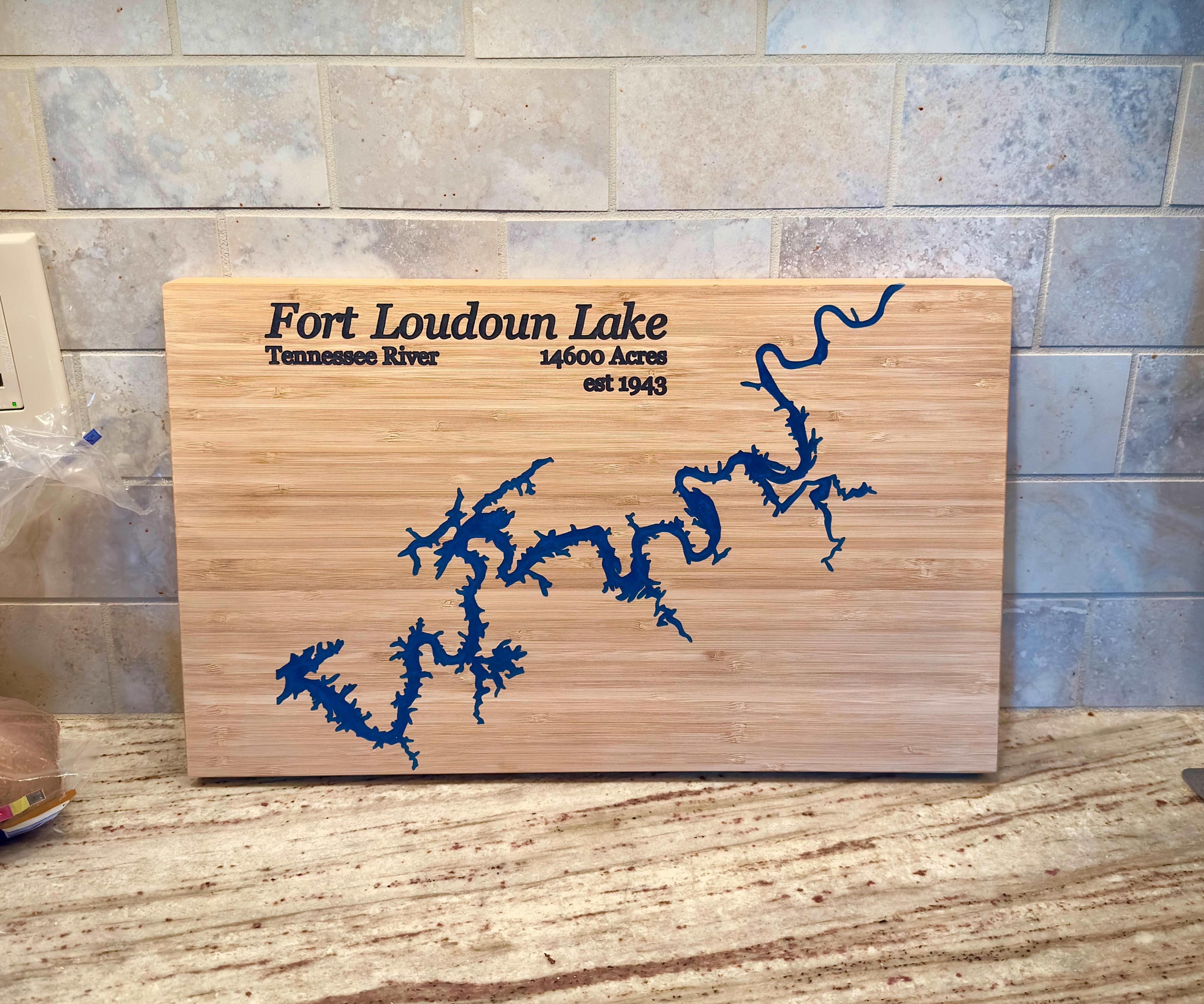 Engraved Lake Maps