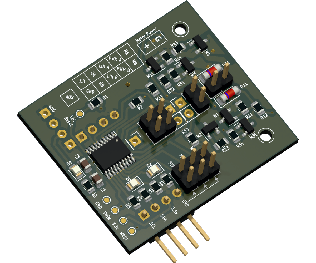 Tim's I2C Intelligent DC Motor Driver