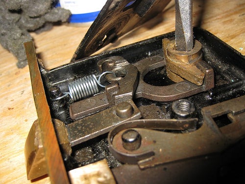 Cleaning and Repairing an Antique Mortise Door Lock