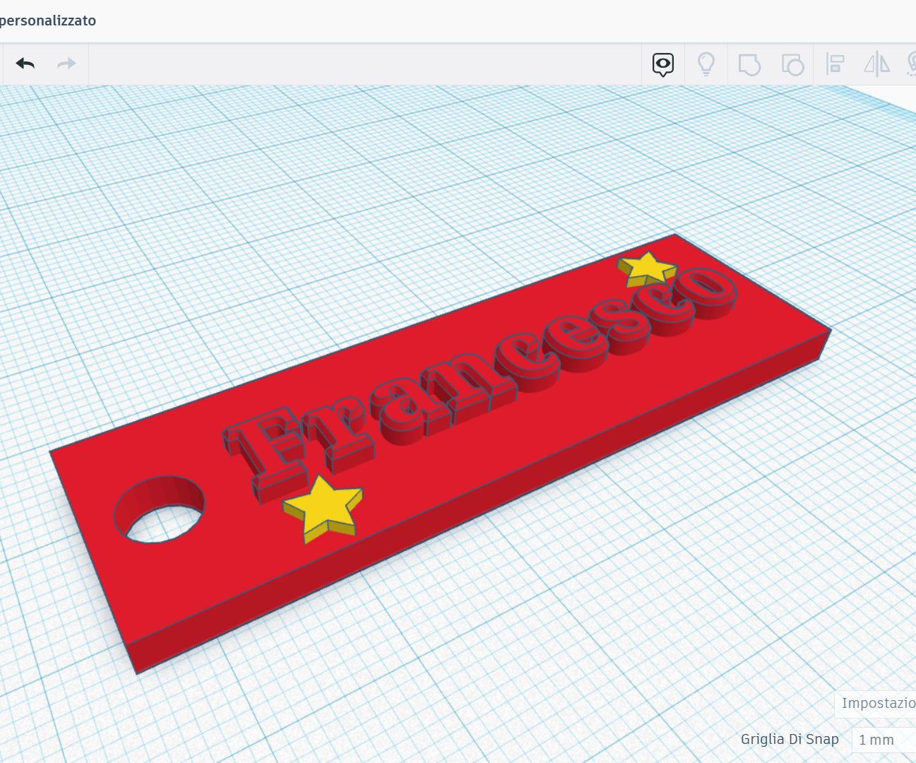 Portachiavi Personalizzati (Scuole in STE@M - Tinkering Zone)