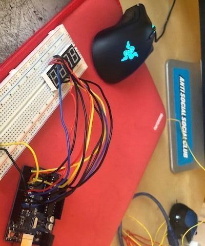 Arduino Count Down W/ Rest Button