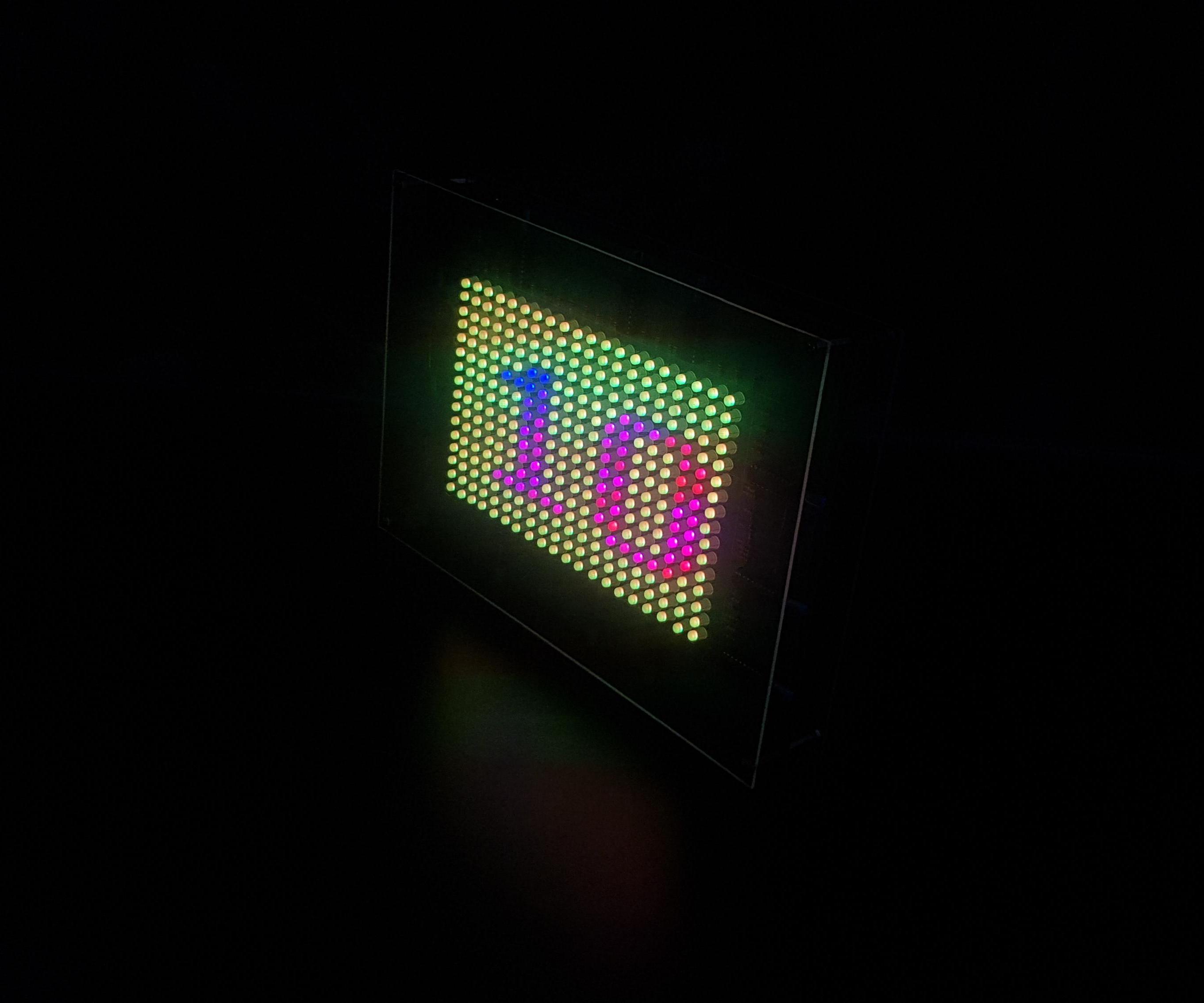 Colorful Message With Grove Beginner Kit and RGB Led Matrix