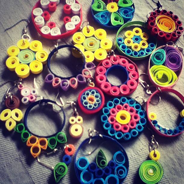 Quilling Earrings: Simple and Pretty!