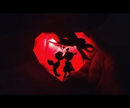 Origami 3D Beating Heart 