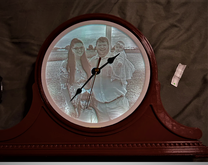 Lithophane Clock