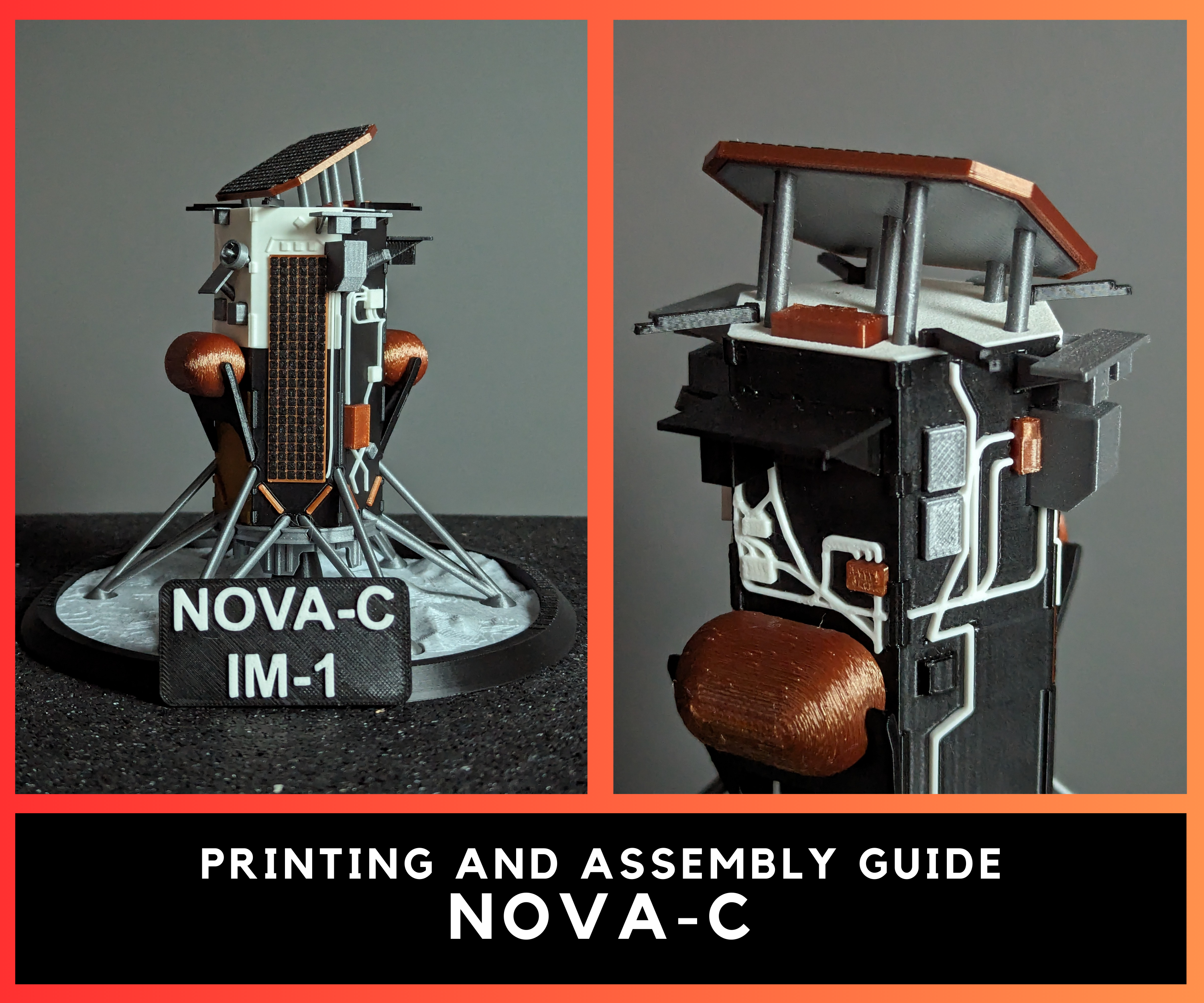 1:32 Scale Model of the NOVA-C Lander