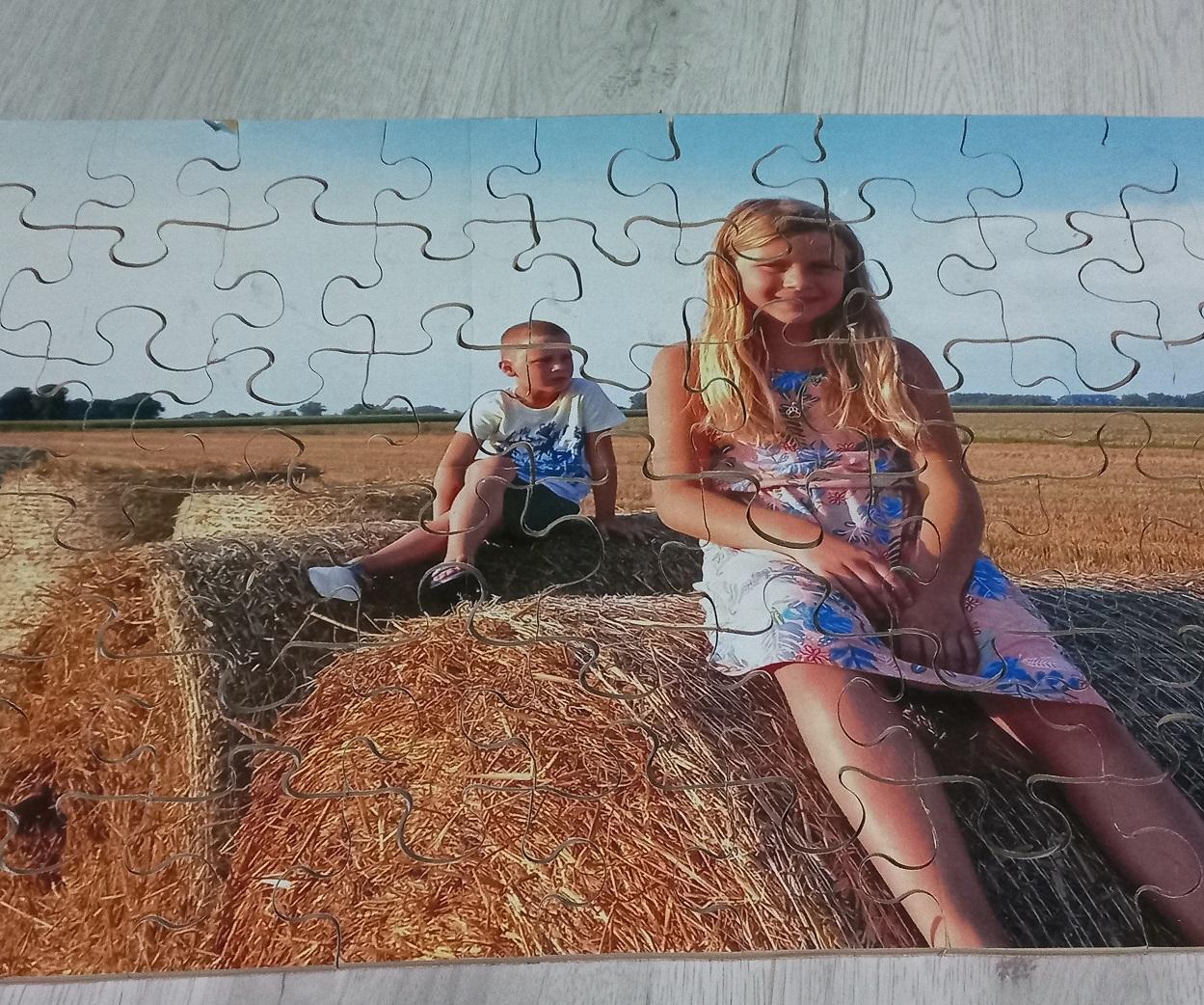 Plywood Puzzle With Printed Personal Picture